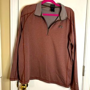 Northface quarter zip pullover Size L